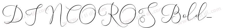 DINCOROS Bold字体转换